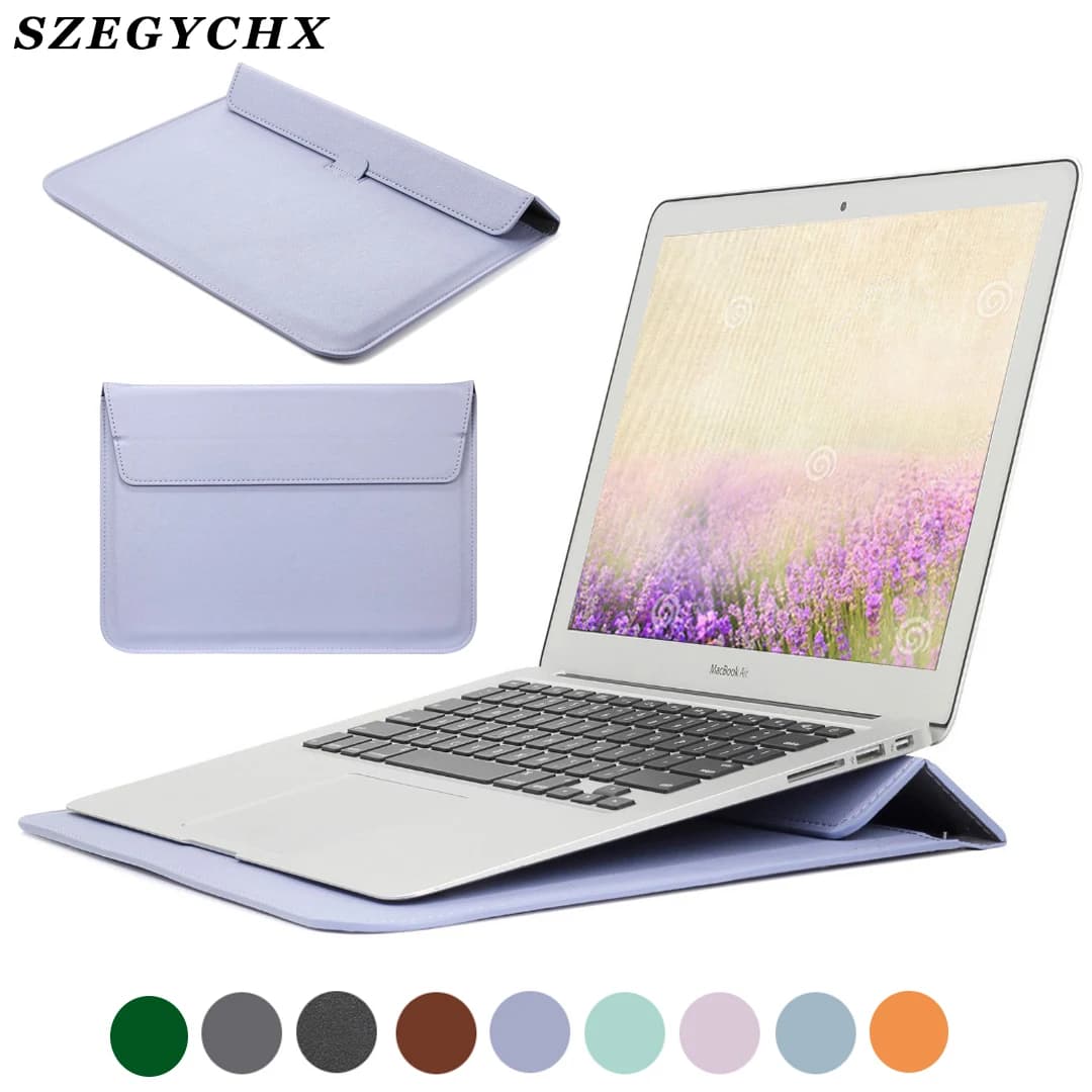 Custodia per laptop per Apple MacBook Air 13 manica M2 Pro 13 16 12 11 15 Custodia per laptop per MacBook Pro 14 Custodia M1 M3 2023 Borsa