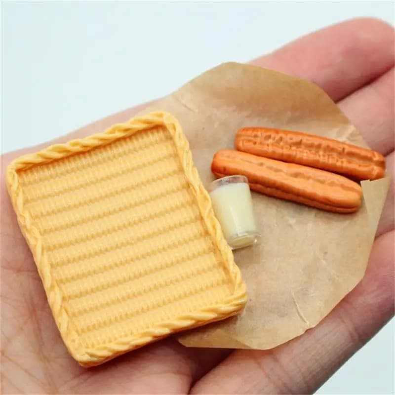 Ornamenti in miniatura per casa delle bambole Giocattolo Latte di soia e bastoncini di pasta fritta Set Modello Casa delle bambole Giochi di imitazione Regali giocattolo Accessori da cucina