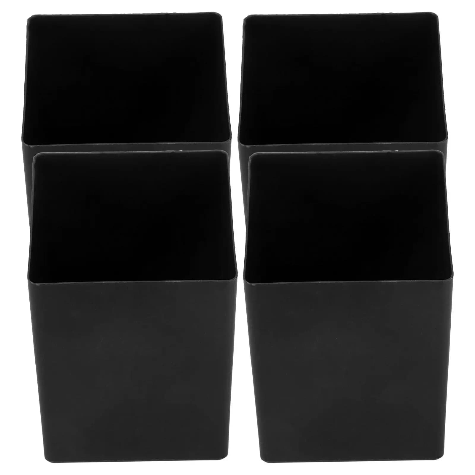 Set di 4 Spazzole per WC con Supporto Quadrato, Strumento di Pulizia Durevole per Bagno, Accessorio per la Pulizia del WC