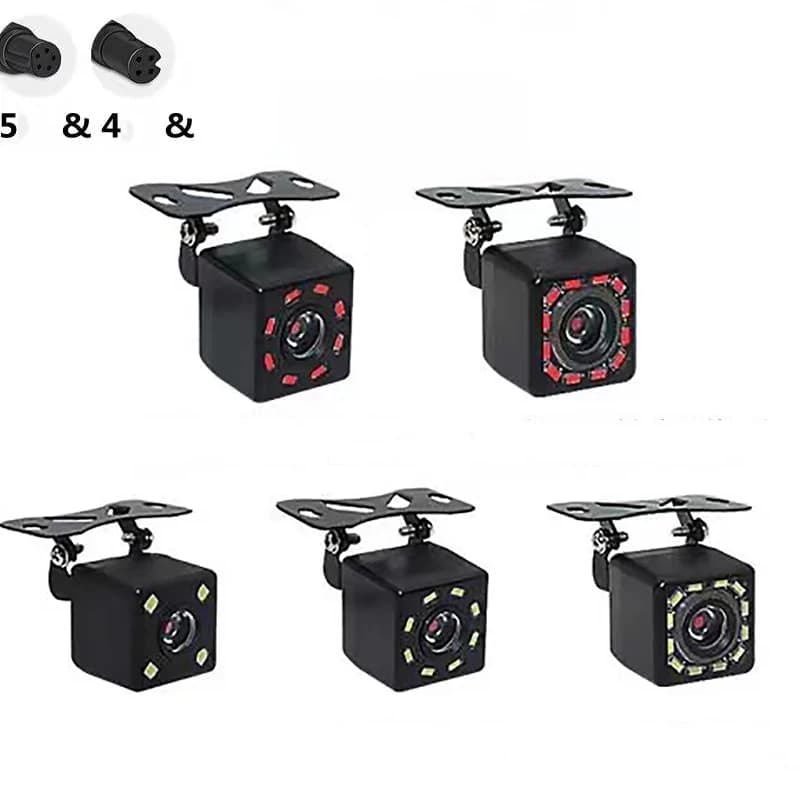 dashcam for cars 4 pin5 pin camera Redlight night vision HD Backup Cameras for front and rear wide-angle waterproof parking