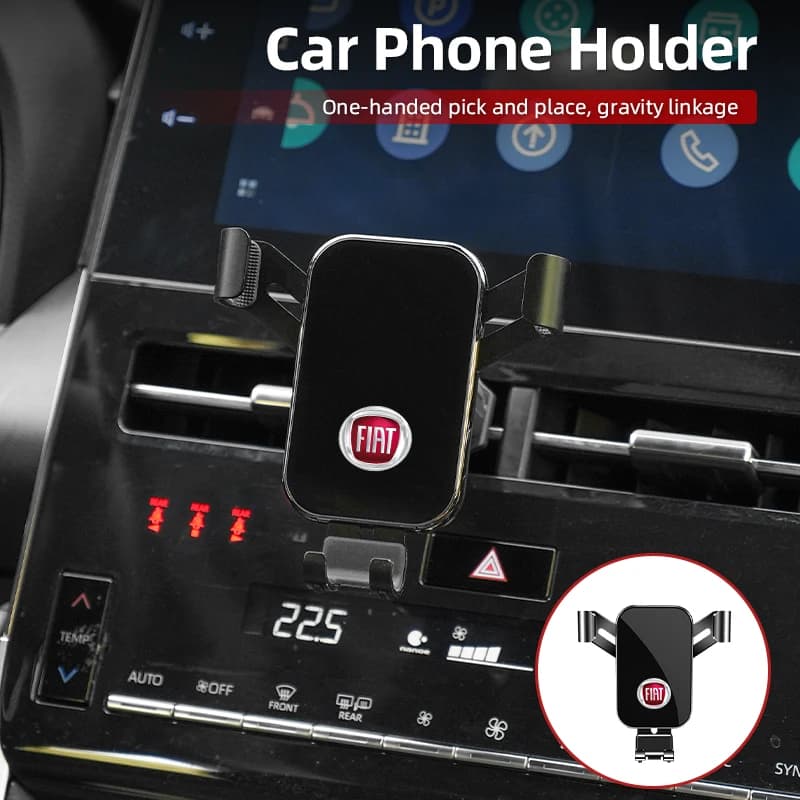 Accessori per auto Supporto per telefono Clip per presa d'aria Strumento di navigazione GPS per FIAT 500 Abarth Panda Punto Tipo Ducato Stilo Doblo Bravo Fre