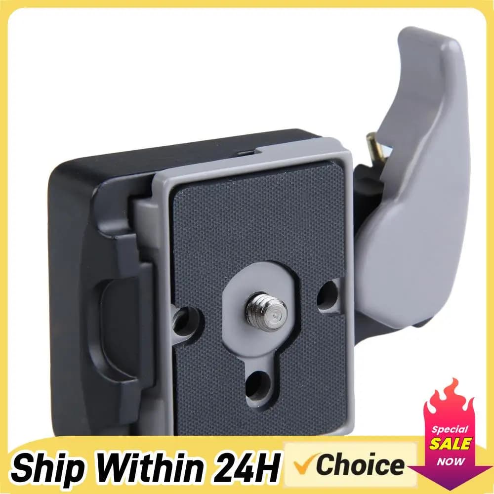Adattatore per Fotocamera da 1/4 di Pollice, Base di Connessione Universale in Metallo per Treppiede con Piastra Compatibile Manfrotto 200PL-14, Accessori per Treppiede
