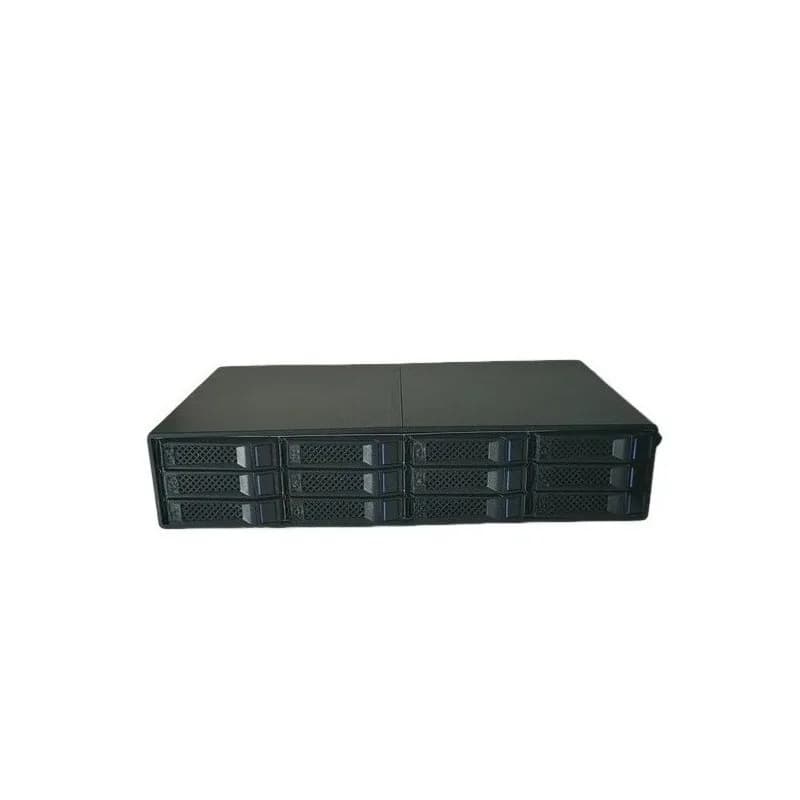 Armadio di espansione per disco rigido a 12 alloggiamenti, scatola di immagazzinaggio esterna, backplane NAS 12G, serie collegabile