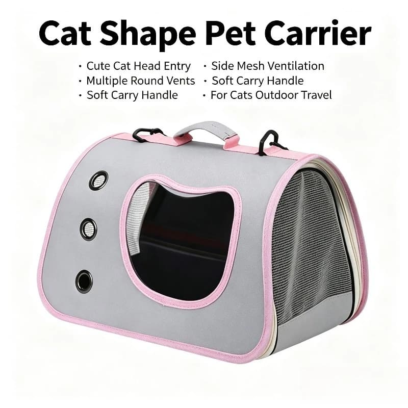 Foldable Space Capsule Pet Carrier Breathable Portable Single Shoulder Handheld Travel Cat Bag for Small Pets