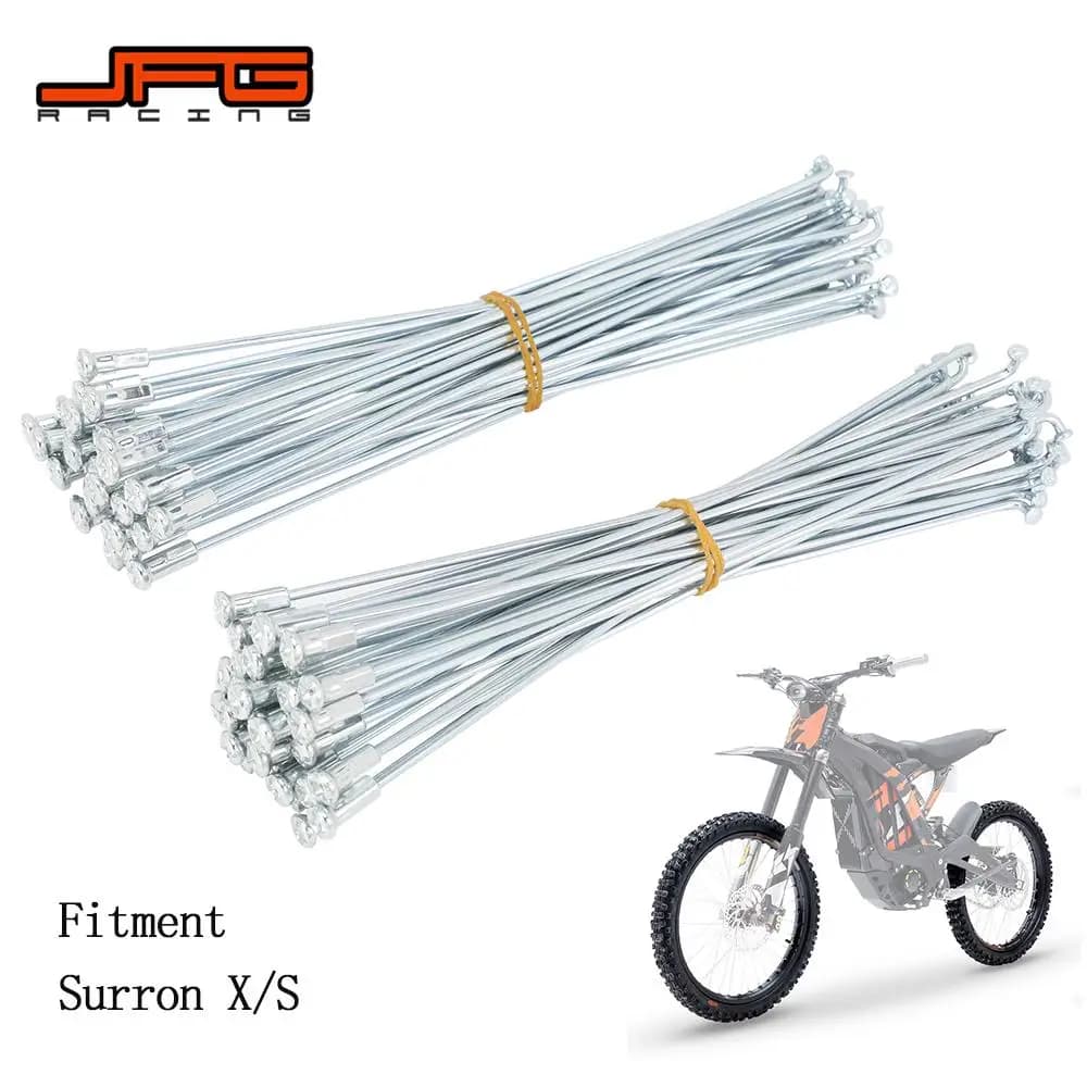 Moto 19 pollici 216mm Anteriore 212mm Raggi Ruota Posteriore Con Capezzoli Per Surron Sur Ron Light Bee Lightbee XS Elettrico Dirt Bike