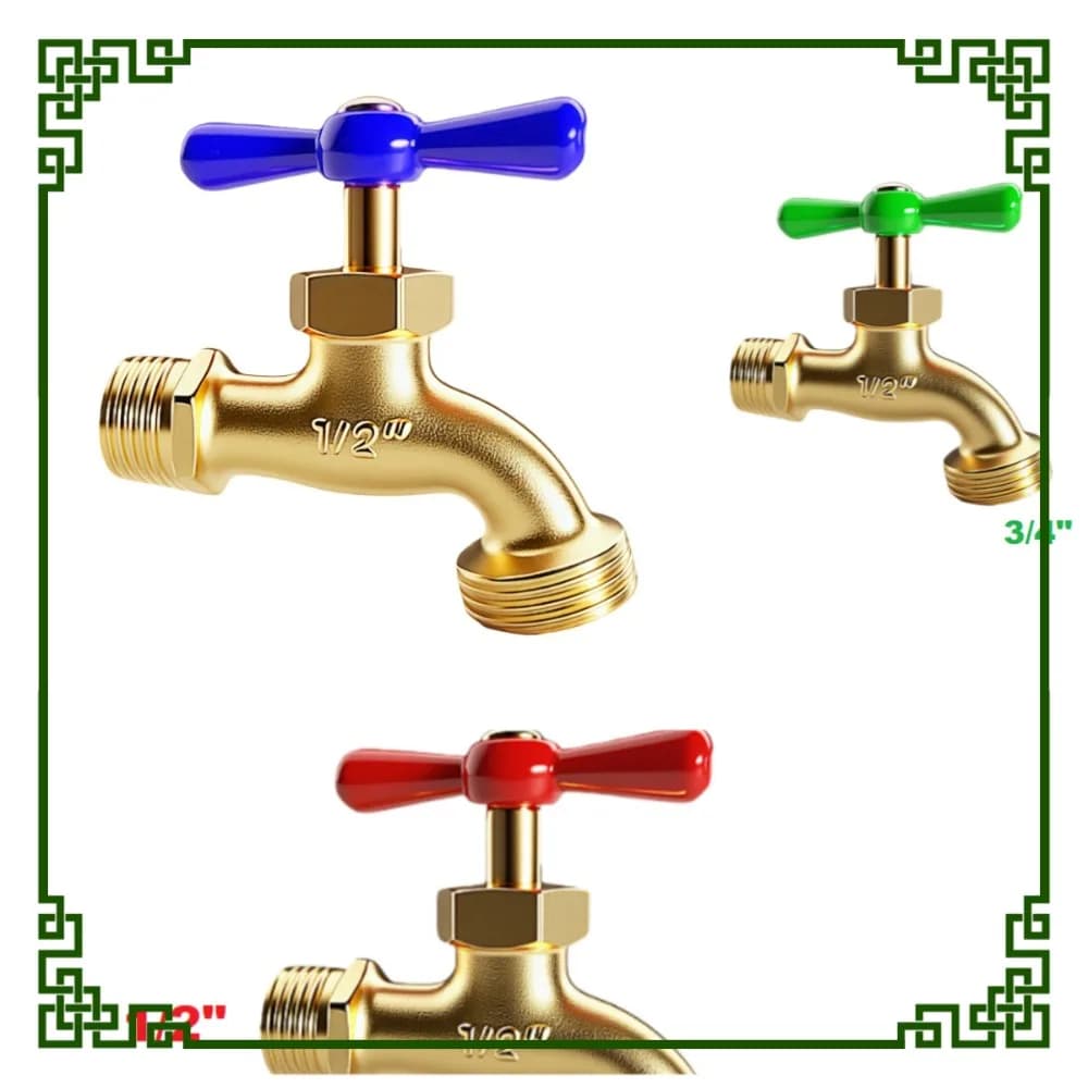 Zinc Alloy Home Fast Opening Water Faucet for Washing Machine, Garden Pipe Connector, Kitchen Threaded Head, Bathroom
