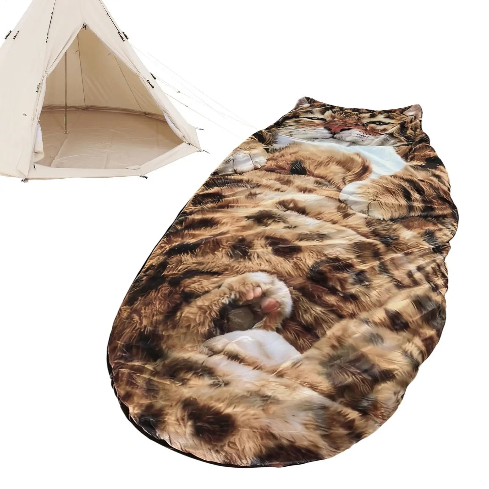 Washable, warm and cute adult sleeping bags, soft as a blanket, to relax at home, on the floor, in the bedroom, on the journey and for relaxation.