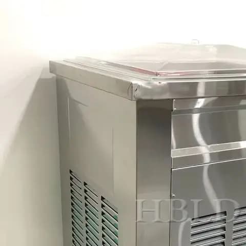 Stainless Steel Ice Cream Roll Fryer Commercial Efficient Stir Fried Yogurt Roll Making Machine for Business Use