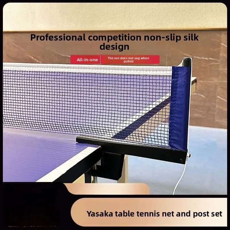 Telaio per tavolo da ping pong portatile universale rinforzato, rete e palline standard per tavolo da ping pong