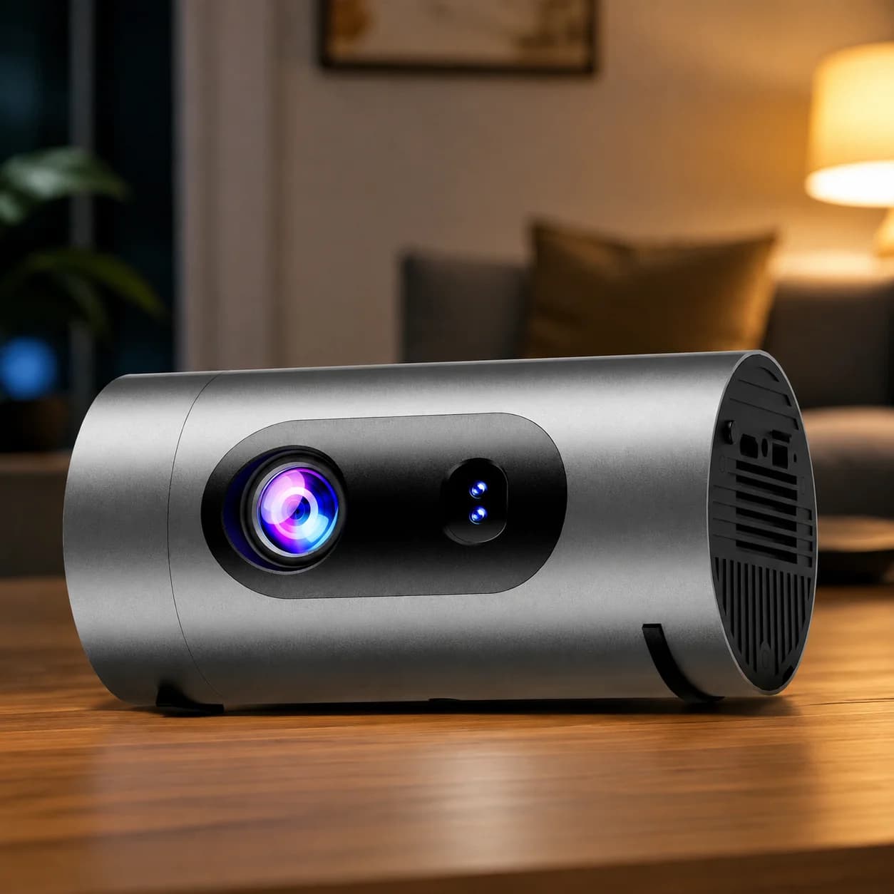 Q8 Smart Mini Projector Portable Android 14 WiFi6 4K HD Movie Projector Auto Focus Power Bank Support Home Cinema