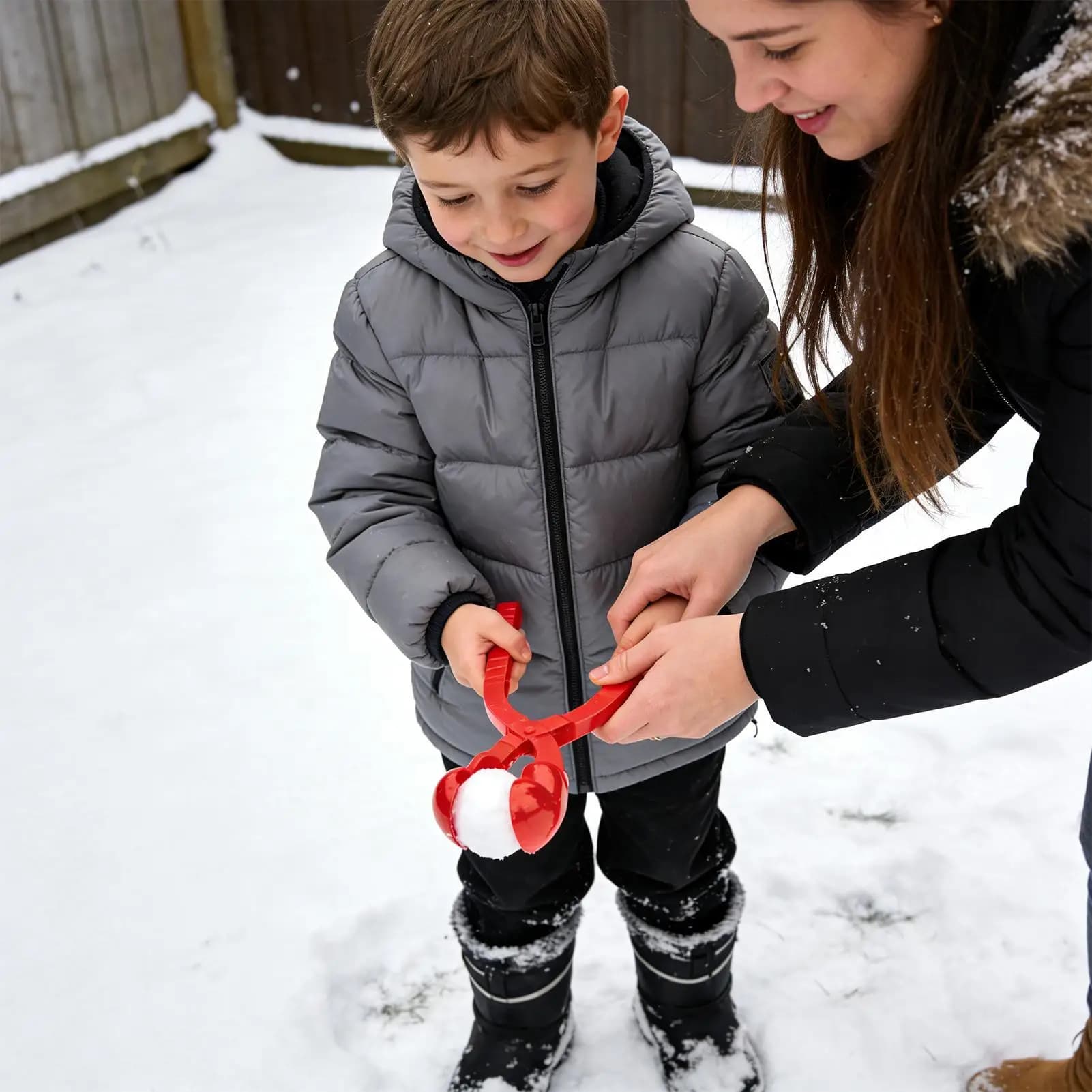 Clip per Fare Palle di Neve Multiforme, Accessorio per Bambini per Combattimenti di Neve