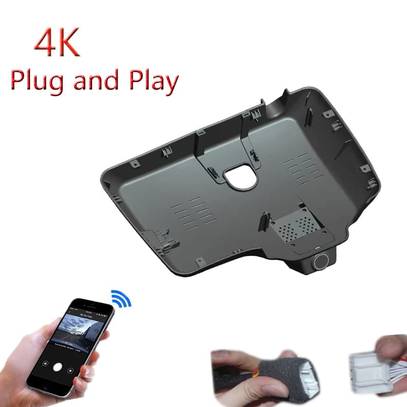 4K Plug And Play For Great Wall Tank 400 500 2023 2024 2025 2026 Auto Wifi DVR Video Recorder Dash Camera Dashcam