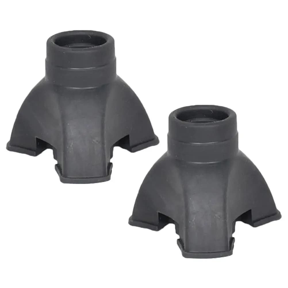 2Pcs Thickened Anti-Skid Cane Foot Pads for Elderly Safety Trekking Pole Tip Covers Walking Stick Tips Replacement Nonskid