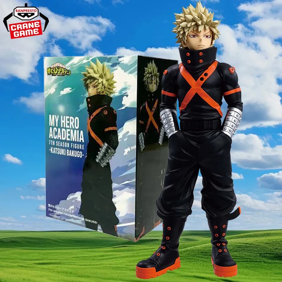 BANPRESTO My Hero Academia Stagione 7 - Statuetta di Katsuki Bakugo - Modellino Anime in Edizione da Collezione Originale in Scatola