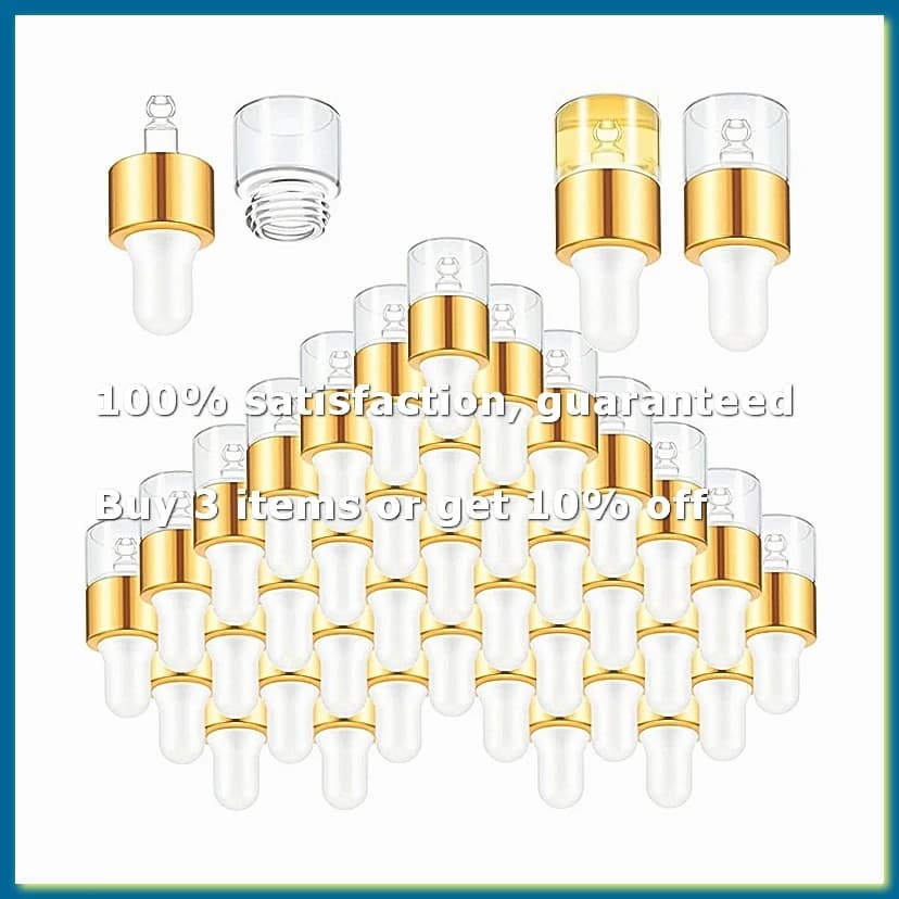 100Pcs Mini Glass Dropper Bottle Bulk Clear Essential Oil Dropper Bottles Small Glass Dropping Sample Containers 1 Ml-A62I