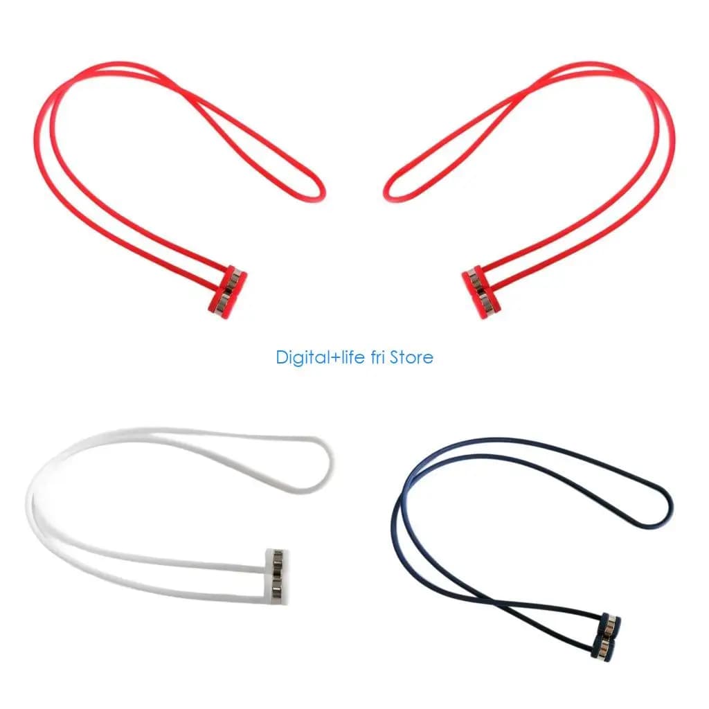 E06D AntiLoss Strap for Wireless Earbuds Secure Silicone Lanyard