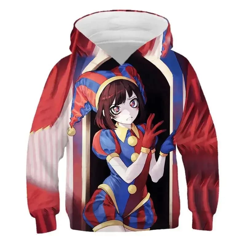 25COSAmazing Digital Circus 3D Printed Pullover Hoodie Sweater Sweatshirt Outwear for Kids Adults