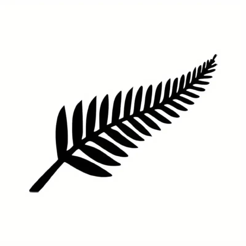 New Zealand felce Plant Vinyl Graphic Car Truck Windows Decor Decal Sticker, decalcomania in vinile fustellato per finestre, auto, camion, strumento
