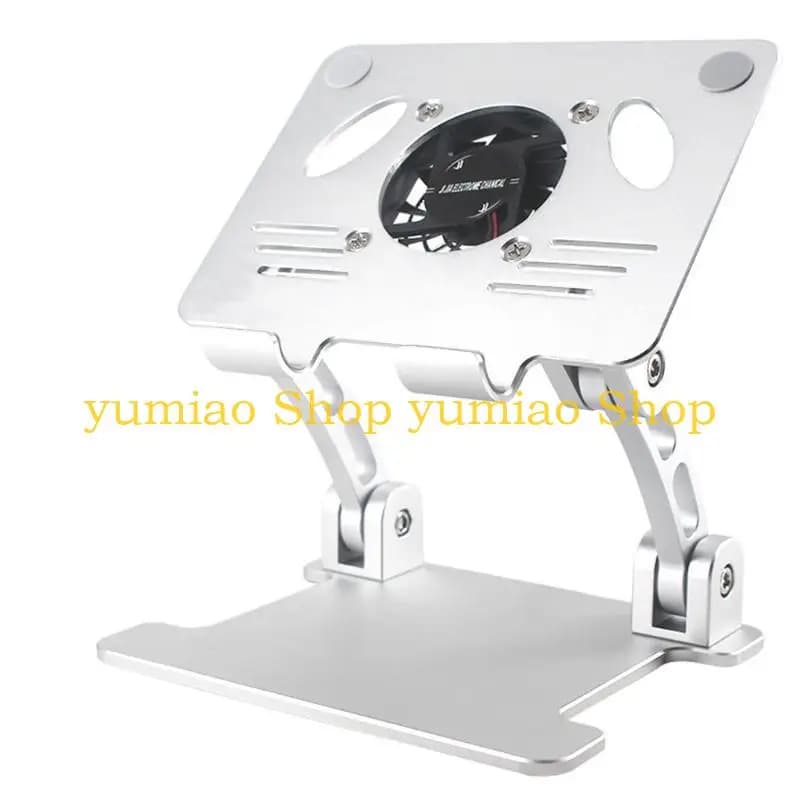 Staffa rialzata per laptop pieghevole 587B con ventola raffreddamento Porta USB Dispositivo raffreddamento per tablet per