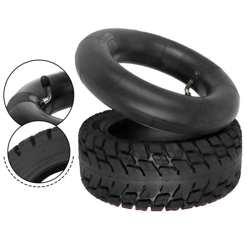 1Set Pneumatico autoguarigione fuoristrada Scooter elettrico da 11 pollici 100/65-6.5 Pneumatico sottovuoto con parte di ricambio per camera d'aria spessa 90/65-6.5