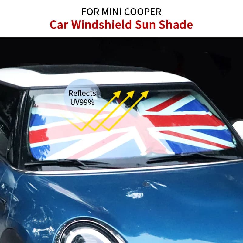 Parabrezza per auto Parasole Copertura Blocchi Riflettore a raggi UV per Mini Cooper One R50 R56 R60 F55 F56 R58 R59 Parabrezza per auto Accessori