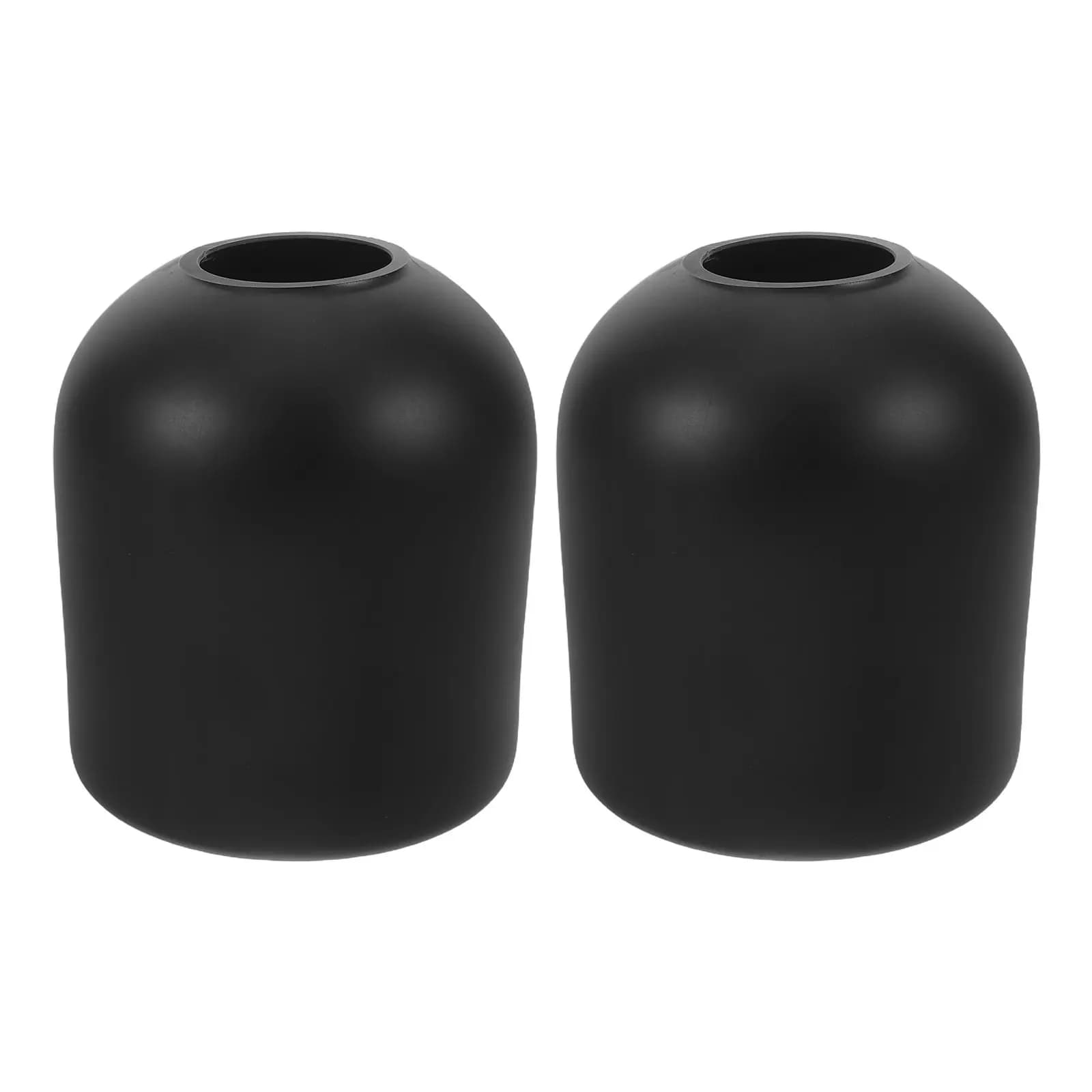 Set di 2 Diffusori di Aromi Creativi in Vetro Spesso Nero, Vaso Decorativo per Aromaterapia per Casa, Ufficio e Ambienti, Fragranza Essenziale