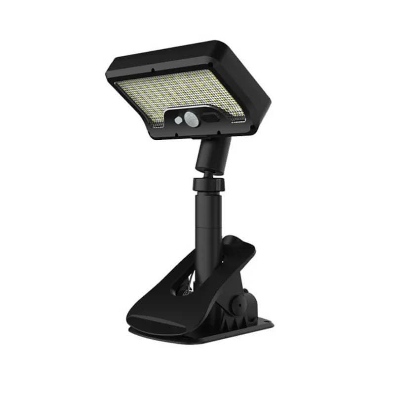 A01F-Wall Mounted LED Street Light, Solar Powered Clip-On Motion Sensor Lamp, IP65 Waterproof For Camping Garden Yard Tent Outdo