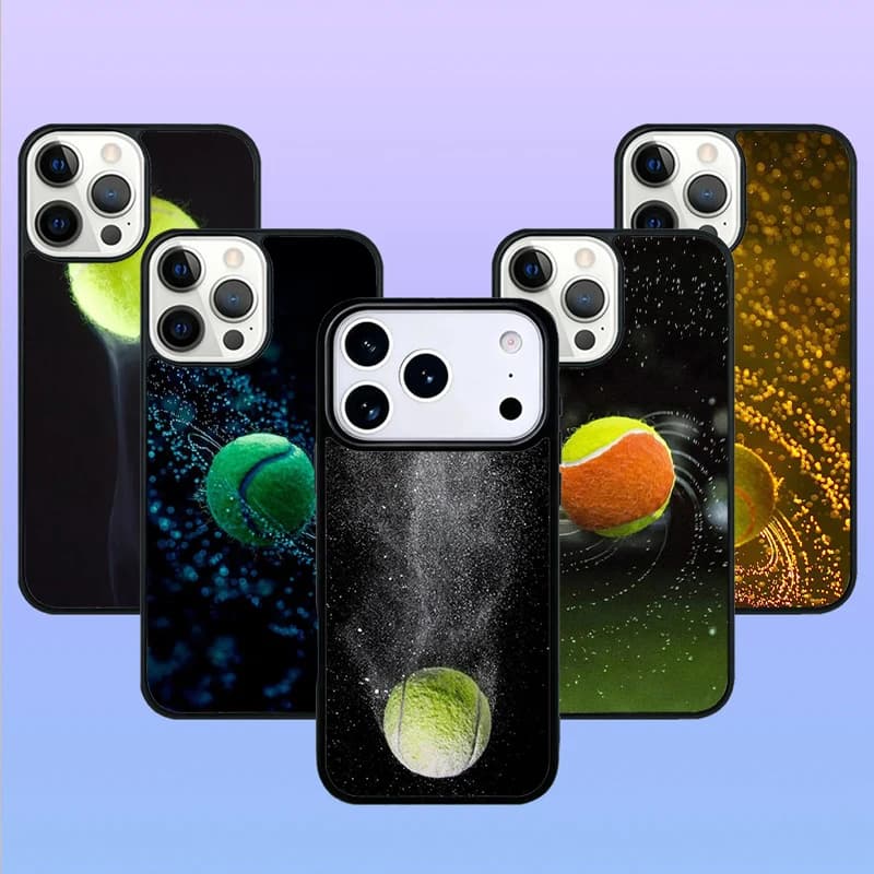 Tennis ball movement Phone Case For iPhone 17 16 15 14 13 12 Plus 11 Pro Max Funda Shockproof Cover