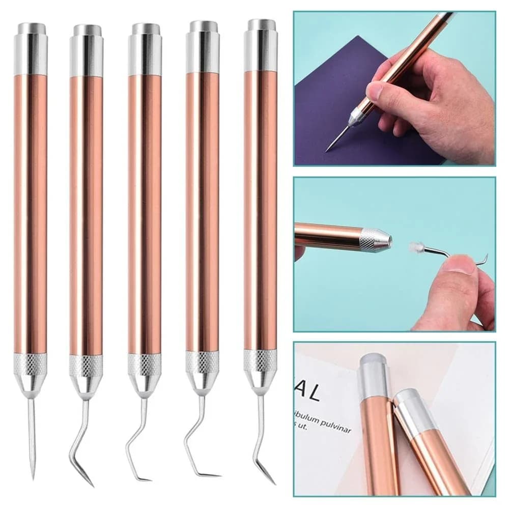 Kit per diserbo in vinile portatile con ganci Strumento per diserbo in vinile a LED Taglierina per progetti termoadesiva portatile Dispositivo per la rimozione della carta in vinile con luce