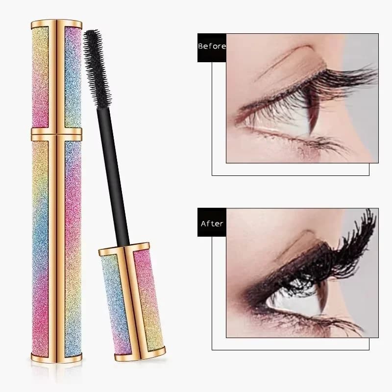 4D Starry Sky Mascara Makeup Lengthening Eyelash Extension Waterproof Fast Dry Long-wearing Lasting Mascara Big Eyes Cosmetics