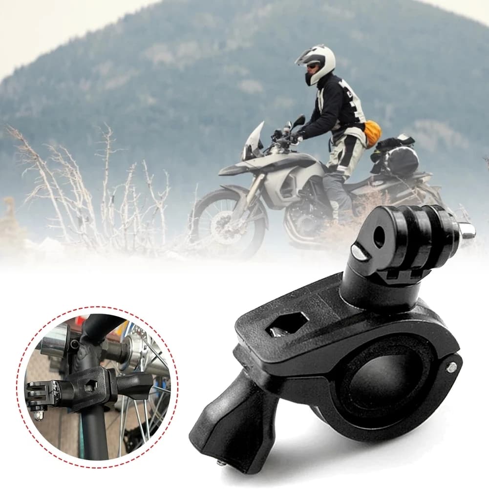 Supporto per manubrio manubrio moto bicicletta con rotazione di 360 gradi per Gopro 12 11 10 9 8 7 6 5 4 DJI Osmo Action Camera