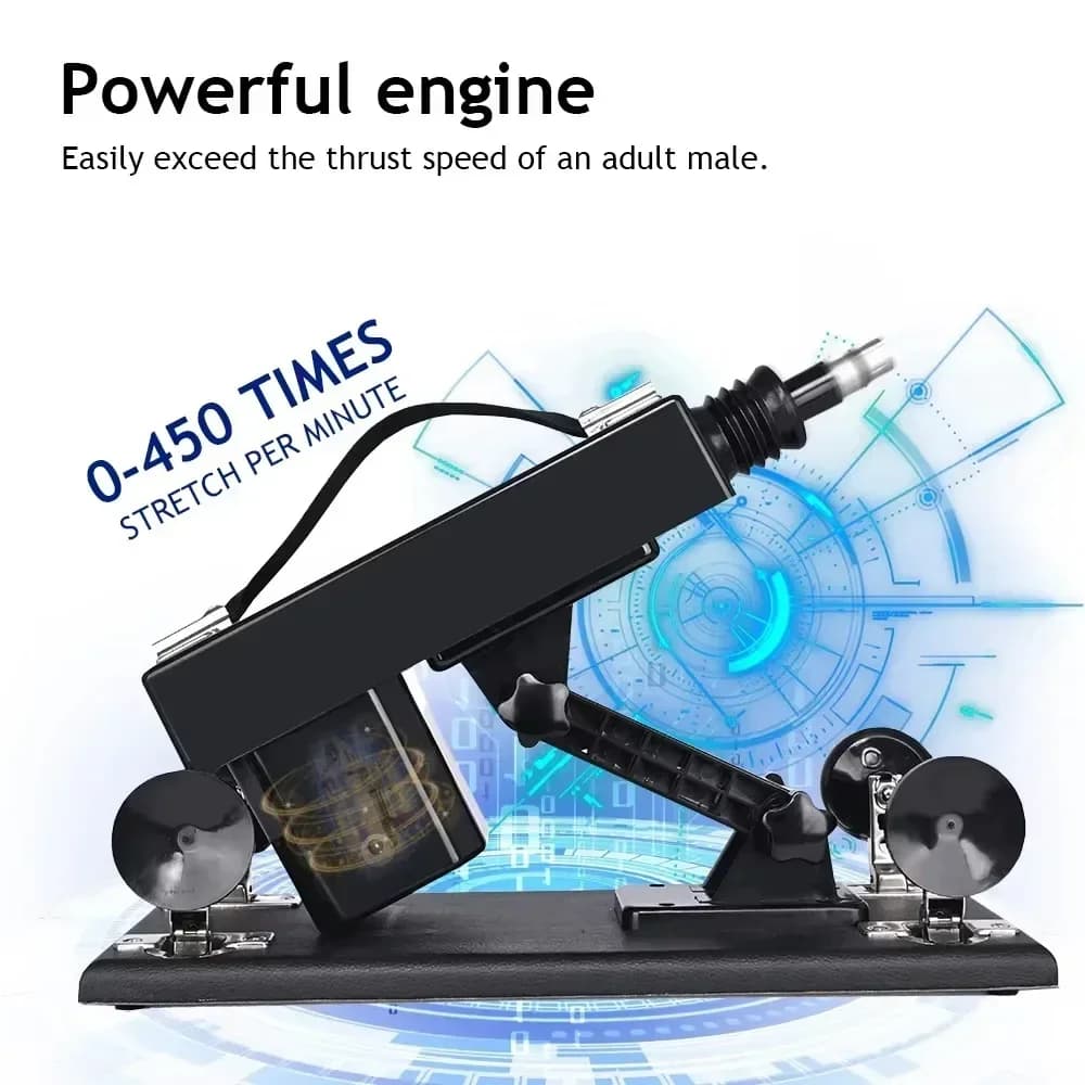 Sex toy machine Toy for adults Automatic push device for men Women Masturbation pumping gun for vaginal anal massage adjustable