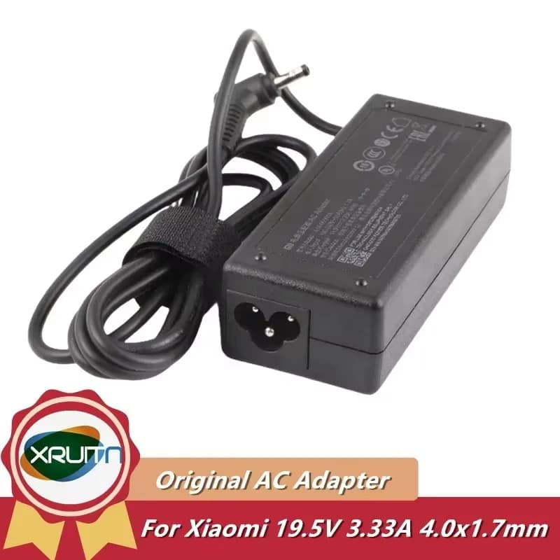 Original A14-065N1A PA-1650-70XM AC Adapter Charger For MI Xiaomi Redmi Book 13 14 Laptop Power Supply 19.5V 3.33A 65W 4.0x1.7mm
