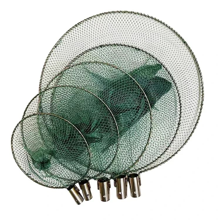 Rete da Pesca Annodata a Mano in Nylon Verde, Rete di Recupero per la Pesca, in Offerta Speciale