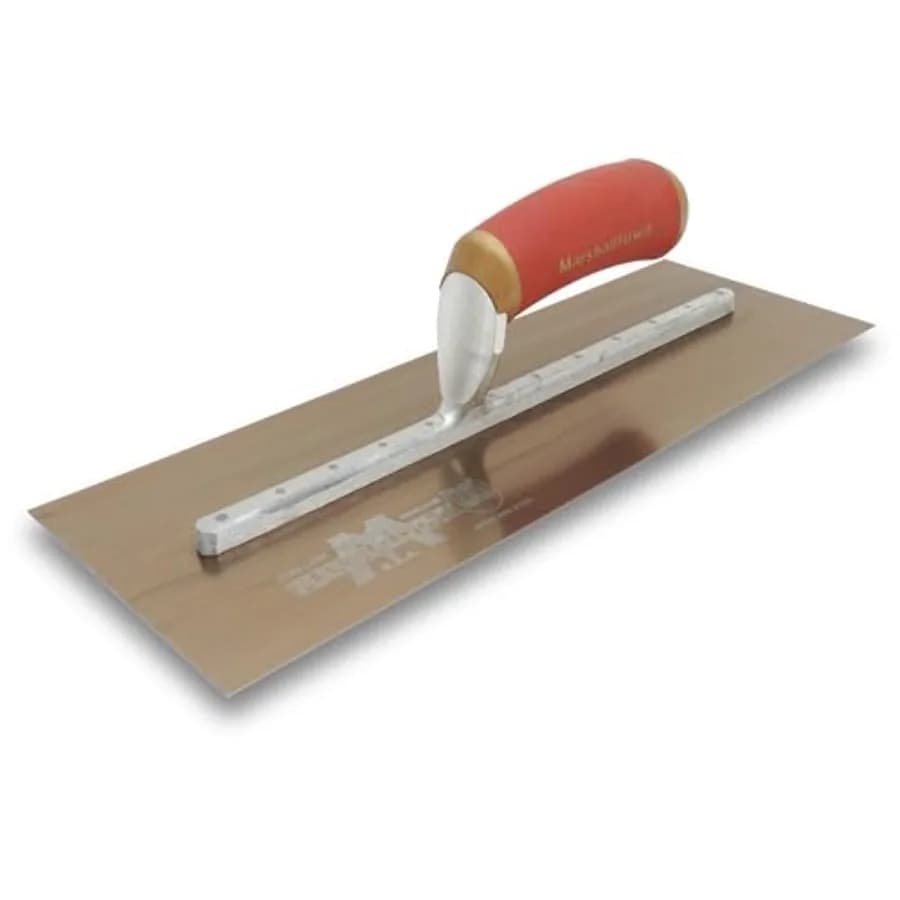 Spatola per finiture in gesso e cartongesso, lama in acciaio DuraFlex, manico grigio, impugnatura ergonomica DuraSoft per comfort e controllo