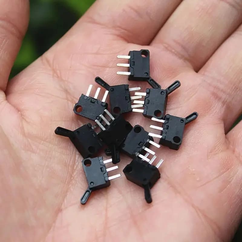 10 pz/set microinterruttore per fotocamera Reset rilevamento corsa finecorsa 3 piedi, sensore normalmente aperto normalmente chiuso fim de curso