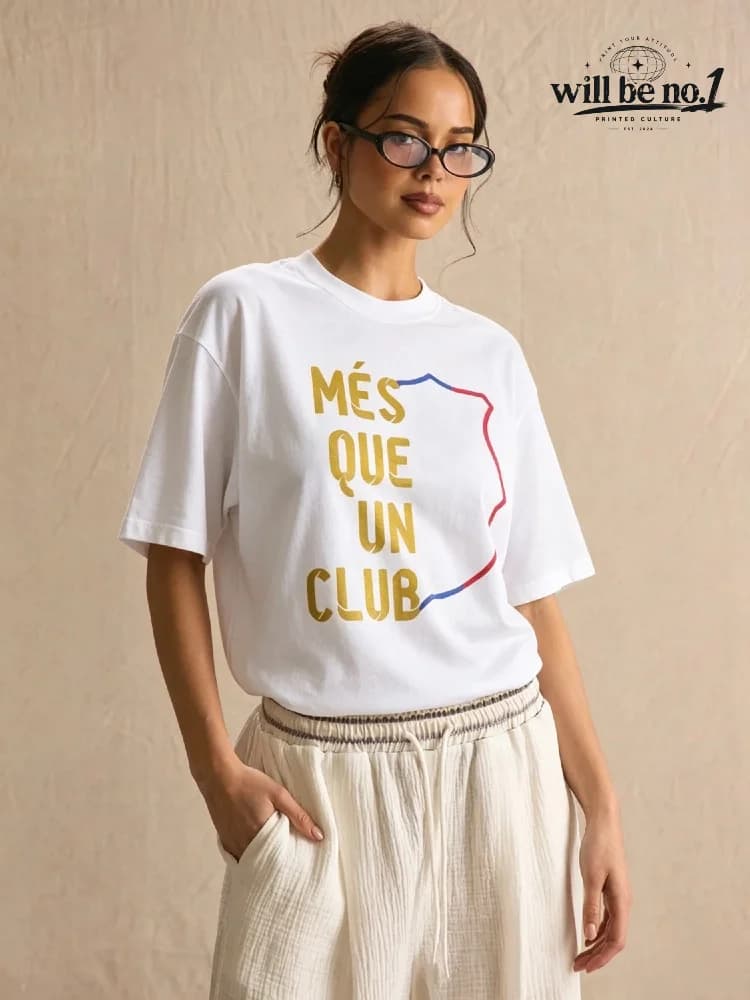 Barcelona "Mes Que Un Club" T-Shirt: Football Fan Apparel