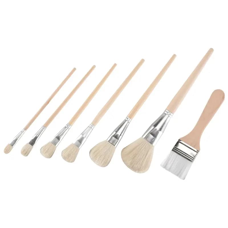 ABSE-Mop Brush For Acrylic Painting, Versatile Blending Brush Paint Brushes For Acrylic Painting Goat Hair Paint Brush Set Durab