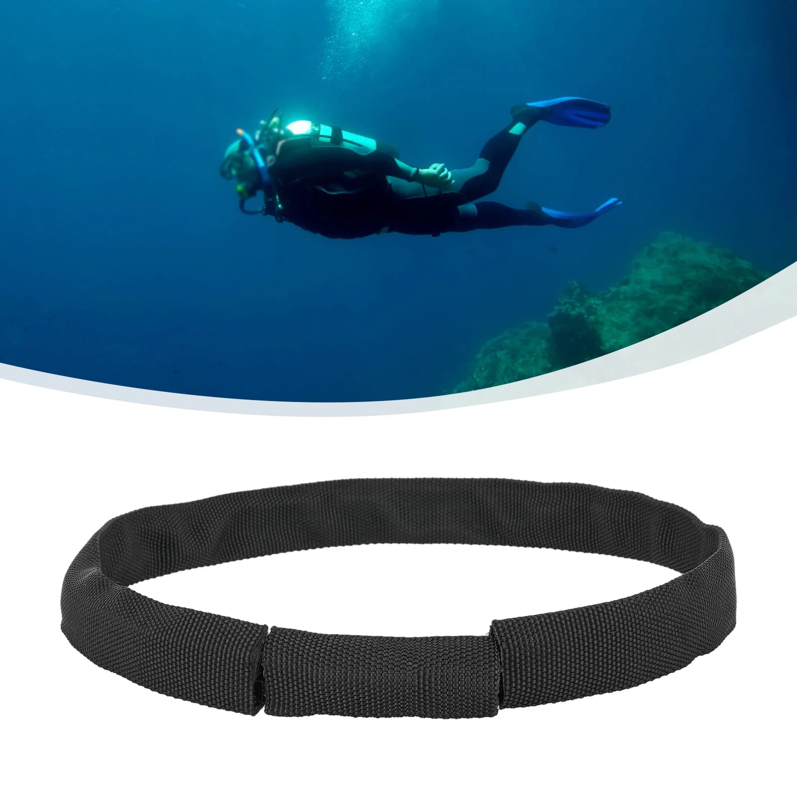 1pc In Acciaio Inox Diving Fermo B E Serbatoio di Immersione Cilindro Cinghia Per 6L 12L Serbatoio Scuba Diving Snorkeling Piscina Accessori