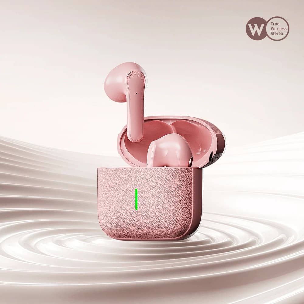 Auricolare Bluetooth wireless con chiamata vocale ENC Cancellazione del rumore Mini auricolare Auricolari musicali con microfono incorporato per Android/IOS