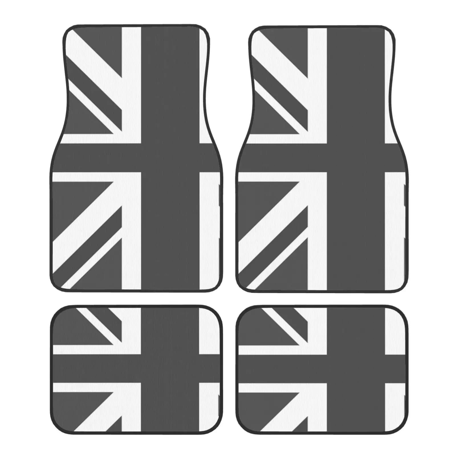 Personalized Auto Car Mats Fronts and Posters with Union Jack Flag for Mini Cooper 2007-2023 R55 R56 R57 R60 R61 F55 F56 F57 F57 F60 Clu