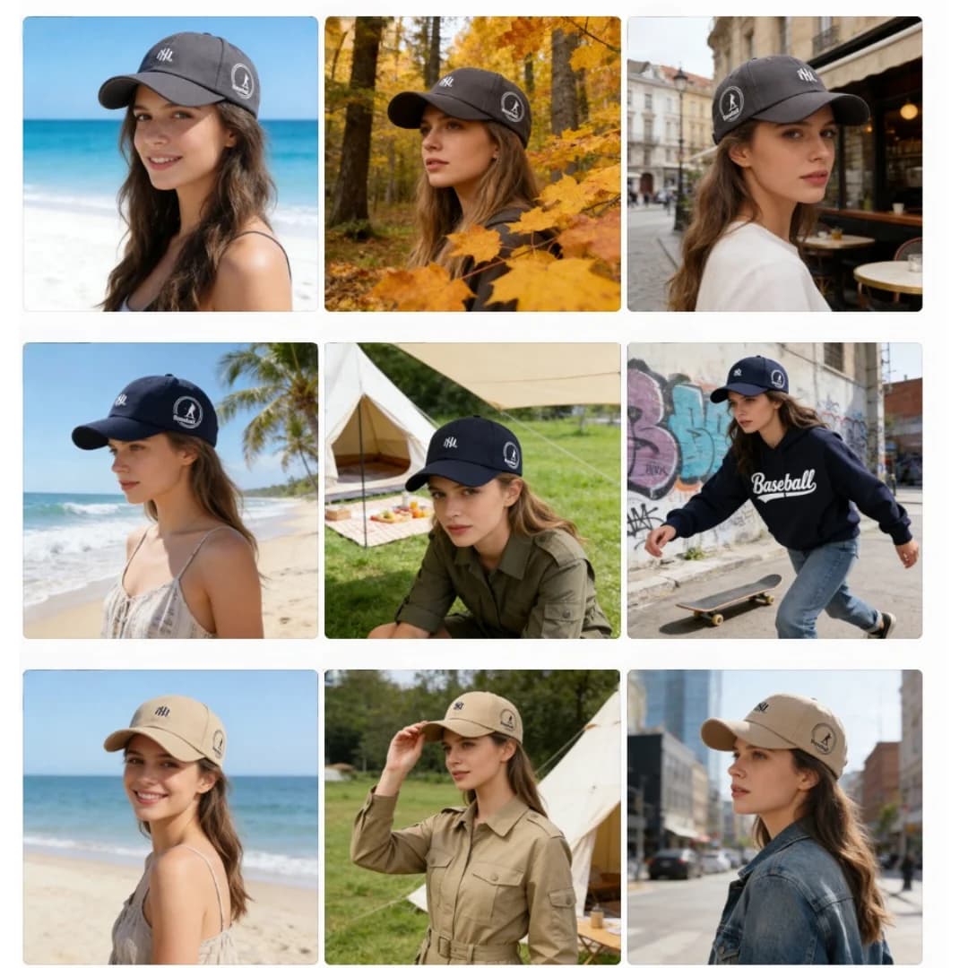 Baseball Hat for Men and Women, Solar Protection, Adjustable, for Open Sport