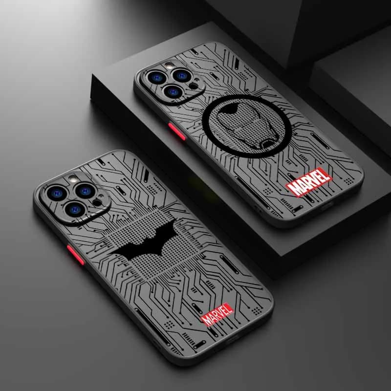 Marvel Heroes Logo Per Xiaomi Mi 15T 14T 12T 12S 12X 12 POCO X7 X6 X5 X4 X3 F5 F4 F3 M6 M4 M3 M2 Pro Cover Fonda Custodia morbida per telefono