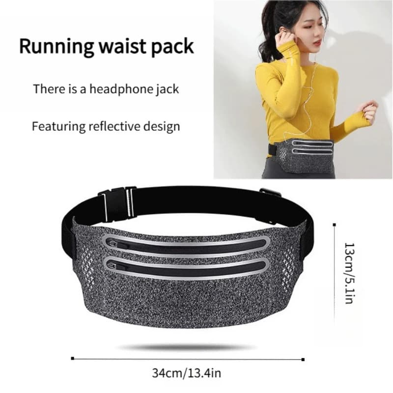 Marsupio impermeabile per la corsa Cintura da donna per uomo Borsa per cellulare Marsupio da jogging Accessori sportivi Trekking Running Packbag