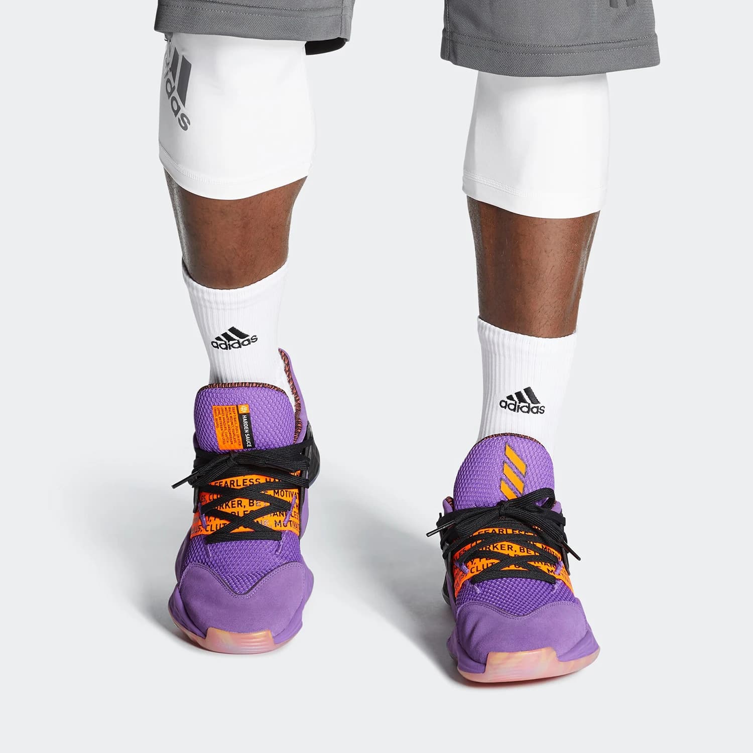 Nuove scarpe sportive estive originali Adidas, scarpe da basket Harden 4 durevoli e traspiranti FX2084