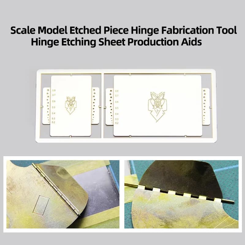 Scale Model Etched Piece Hinge Fabrication Tool Hinge Etching Sheet Production Aids