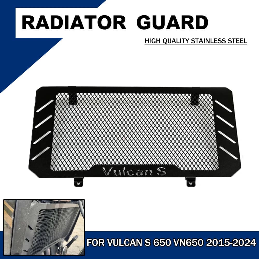 For Vulcan S650 Motorcycle Radiator Grille Guard Protector Cover For Kawasaki Vulcan S 650 2015-2020 2021 2022 2023 2024 VN650