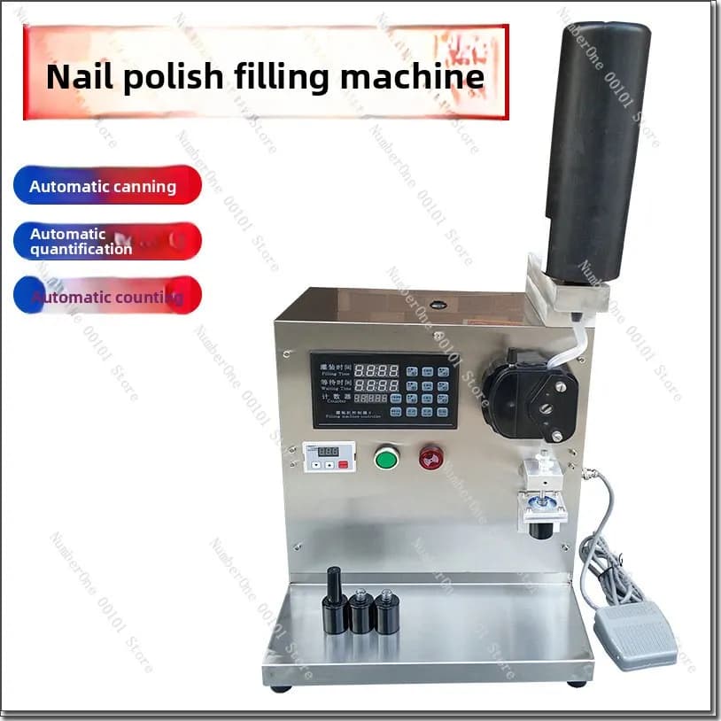 Small nail polish nail polish glue peristaltic pump filling machine cosmetics mascara 502 glue liquid quantitative canning