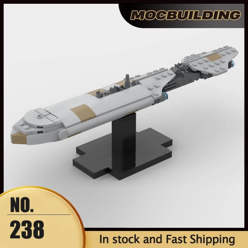 Space Movie Series modello 1:1455 MC30c Frigate MOC Building Blocks Warship collezione creativa giocattoli assemblaggio fai da te mattoni regali