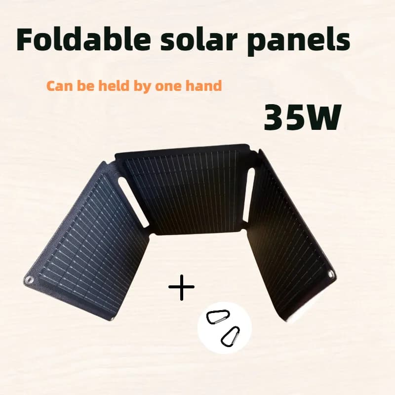 35W Foldable Portable Solar Panel Charger IP68 Waterproof